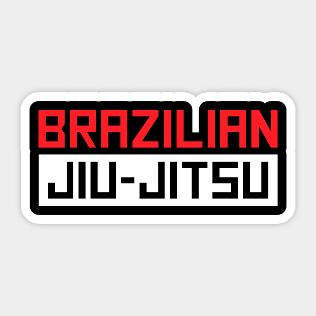 Brazilian Jiu-Jitsu (BJJ) Sticker by fromherotozero